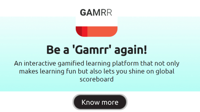Gamified learning platform