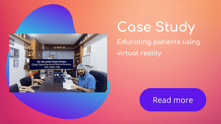 Educating patients using virtual reality-2